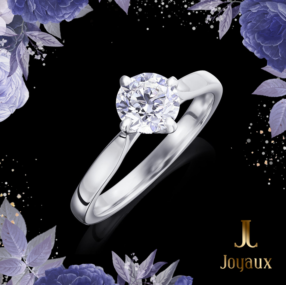 1 carat Round Cut Diamond Solitaire Rings