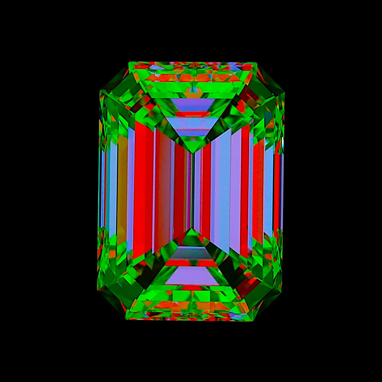 Incroyable Diamant D FL taille émeraude de 1,5 carat | Joyaux™ Genève : un chef-d'œuvre pour le gentleman distingué