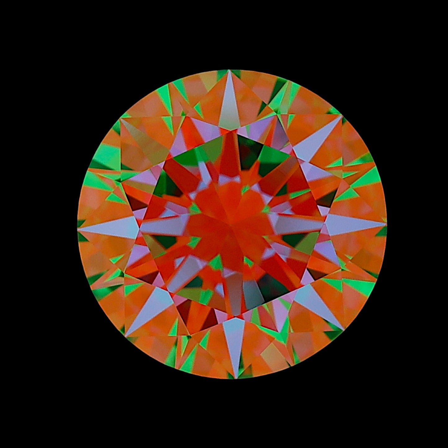 Diamant rond D Impeccable de 1,5 carat inégalé | Joyaux™ Genève : Brillance Stellaire
