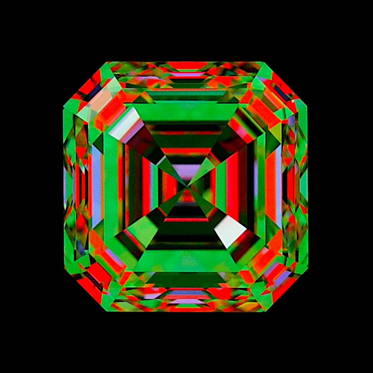 Diamant Impeccable Asscher D céleste de 1,18 carat | Joyaux™ Genève : Une Perfection Sans Limites