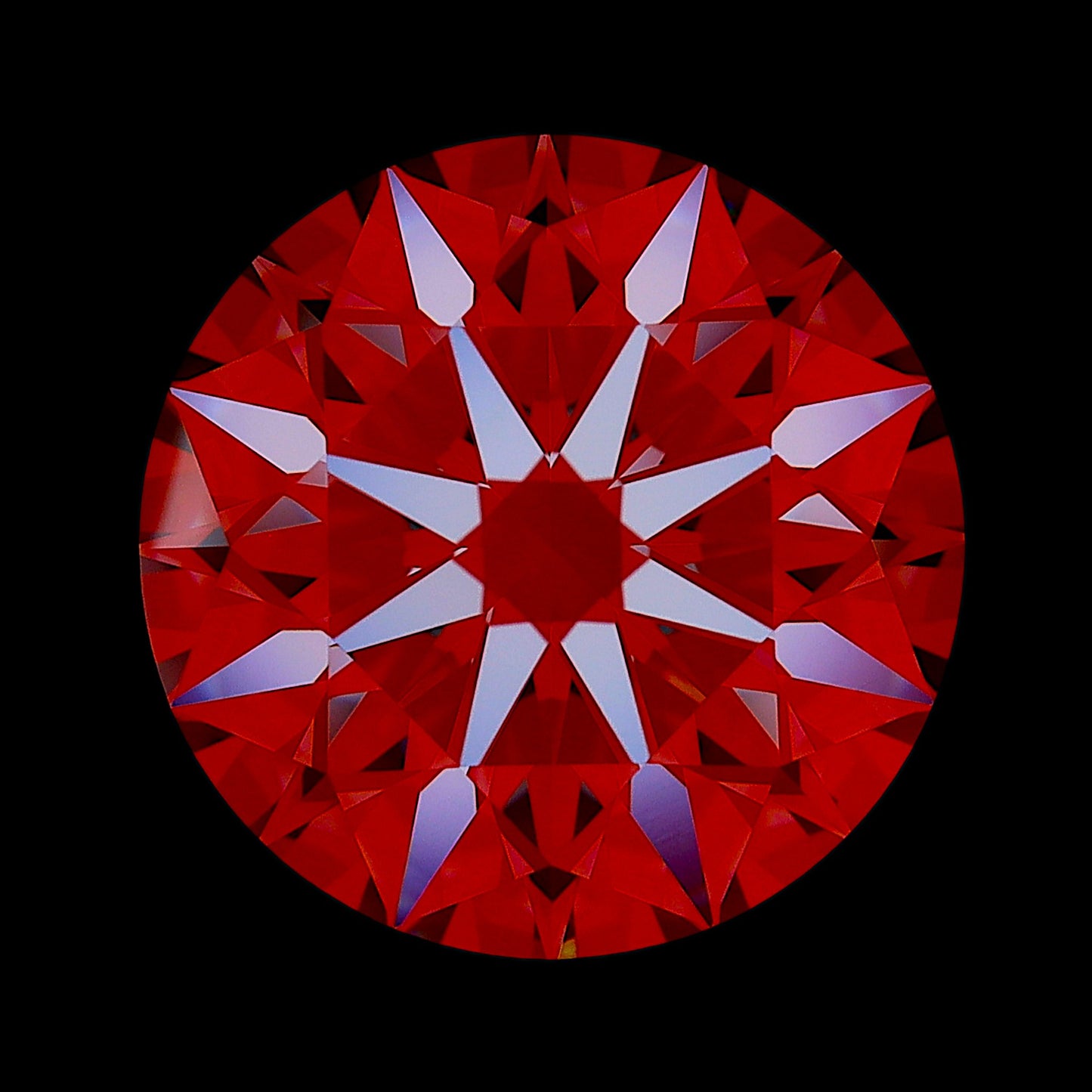 Exceptional 2.56-Carat Hearts & Arrows Diamond E-IF