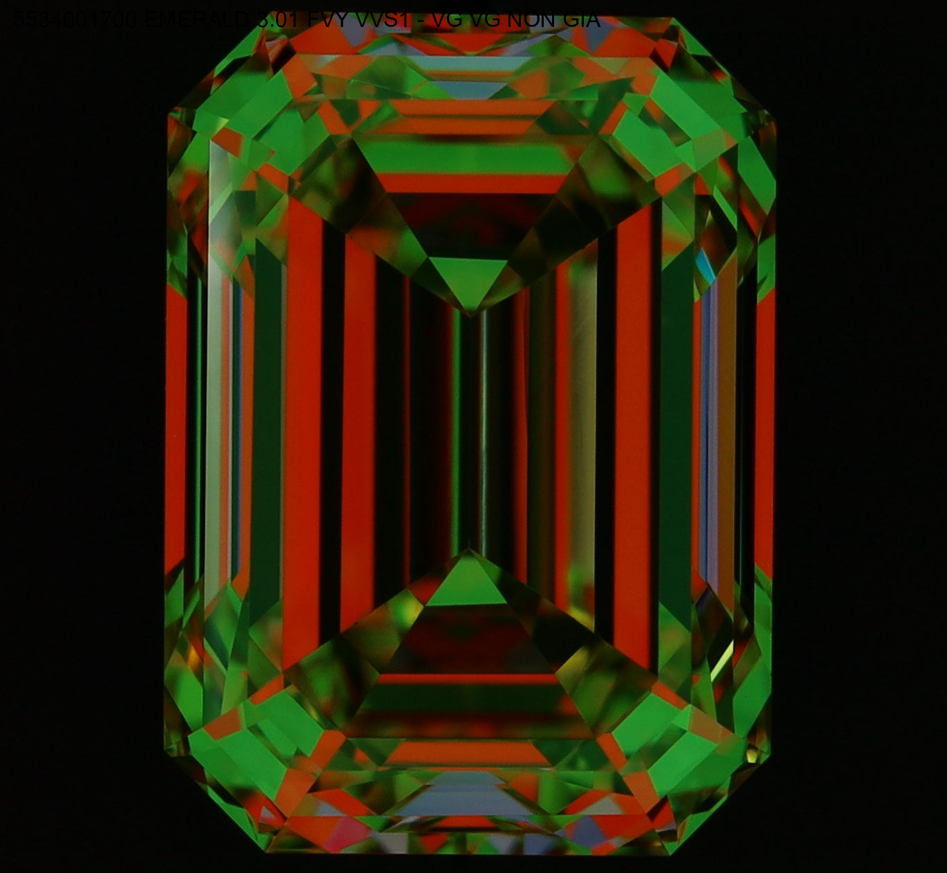 Seltener 3,01-Karat-Intensiv-Gelber-Diamant