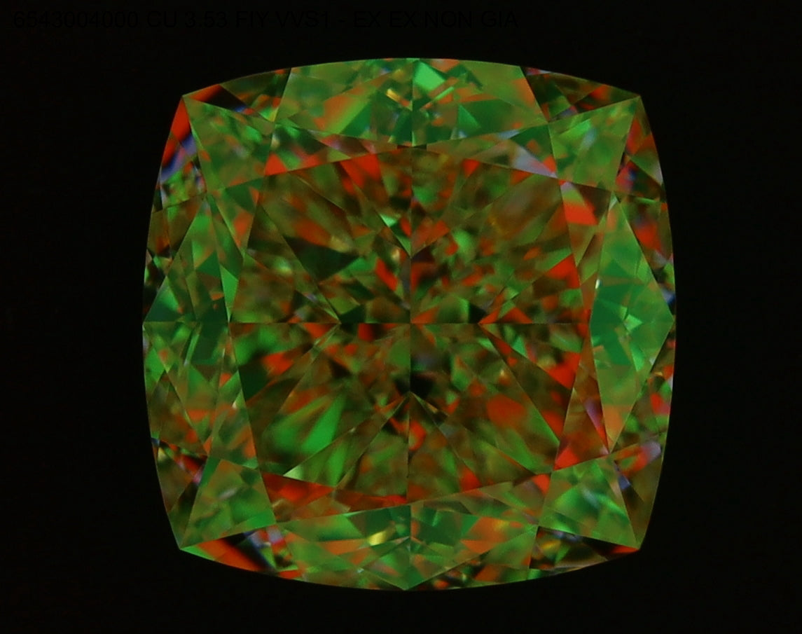 Diamant Jaune Intense Fantaisie de 3,53 carats