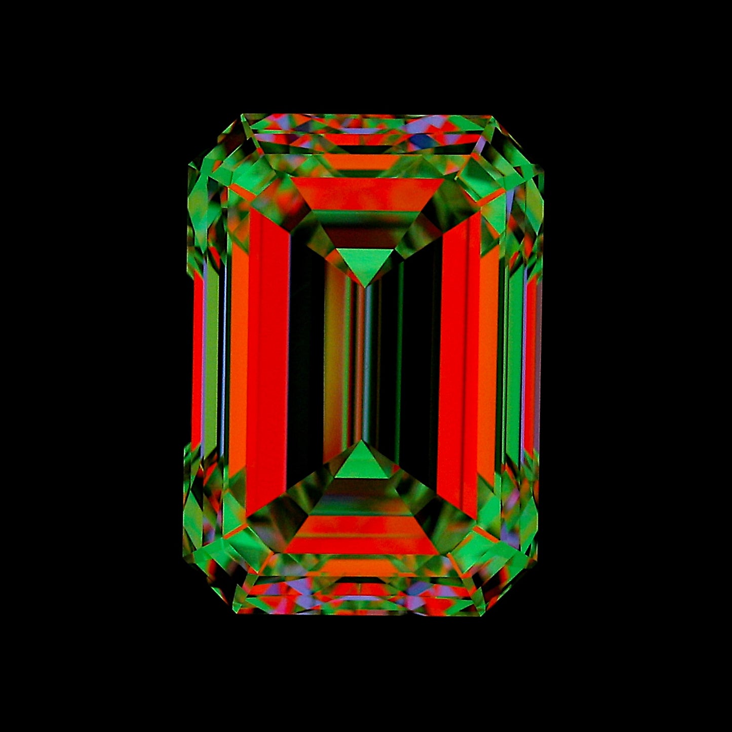 Its excellent polish and very good symmetry highlight its exceptional craftsmanship, ensuring a breathtaking display of brilliance and fire