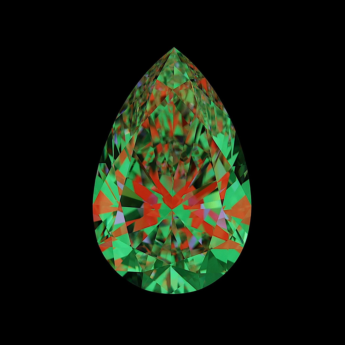 Diamant Poire Exceptionnel de 5,01 Carats E VVS2 - Investissement Rare