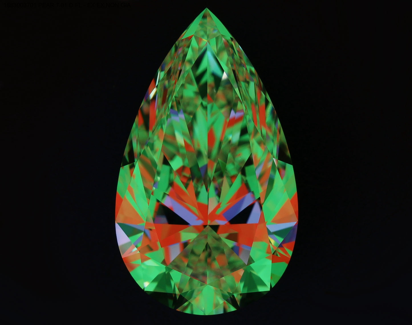 Makellos schöner 7,01-Karat-Birnen-Brillant-Diamant in Farbe D: Wilder Geist von Botswana