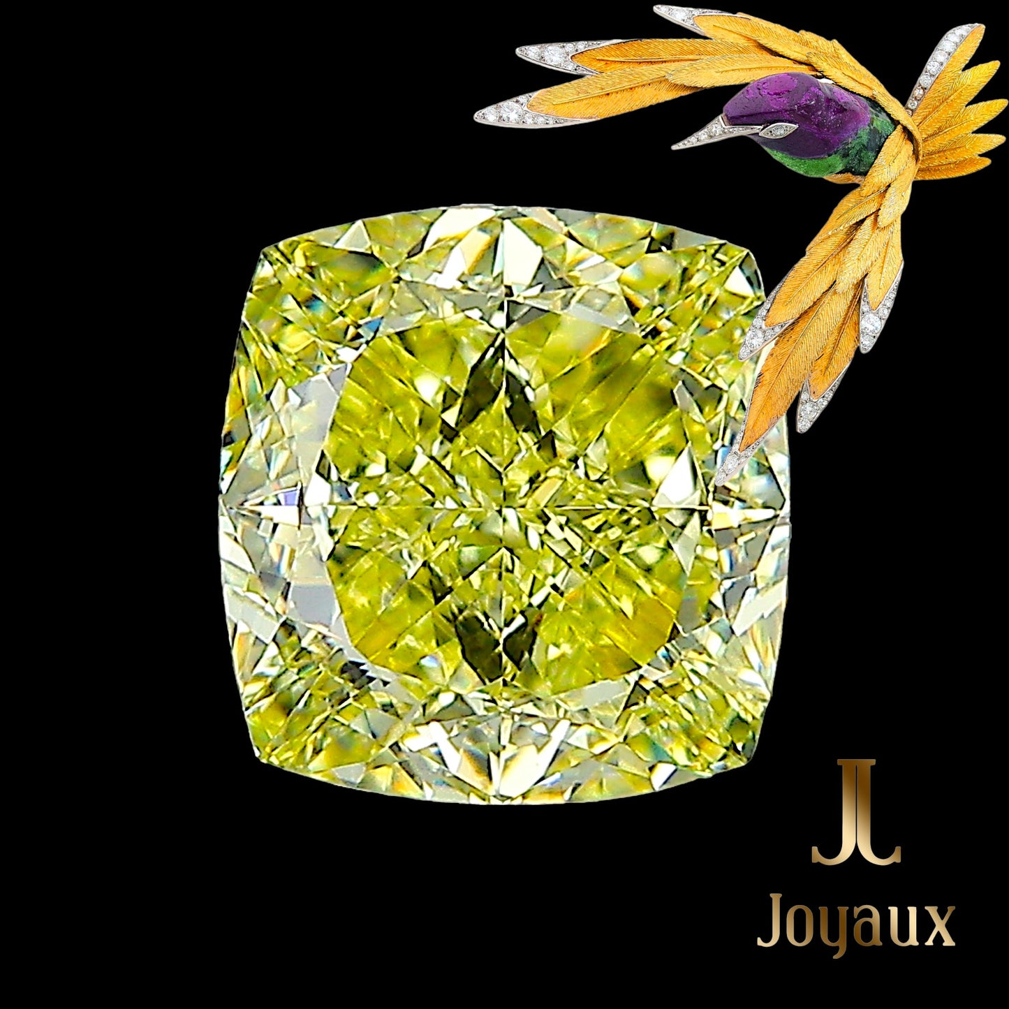 3.01-Carat Fancy Intense Yellow Diamond - Sunset Marvel of Botswana