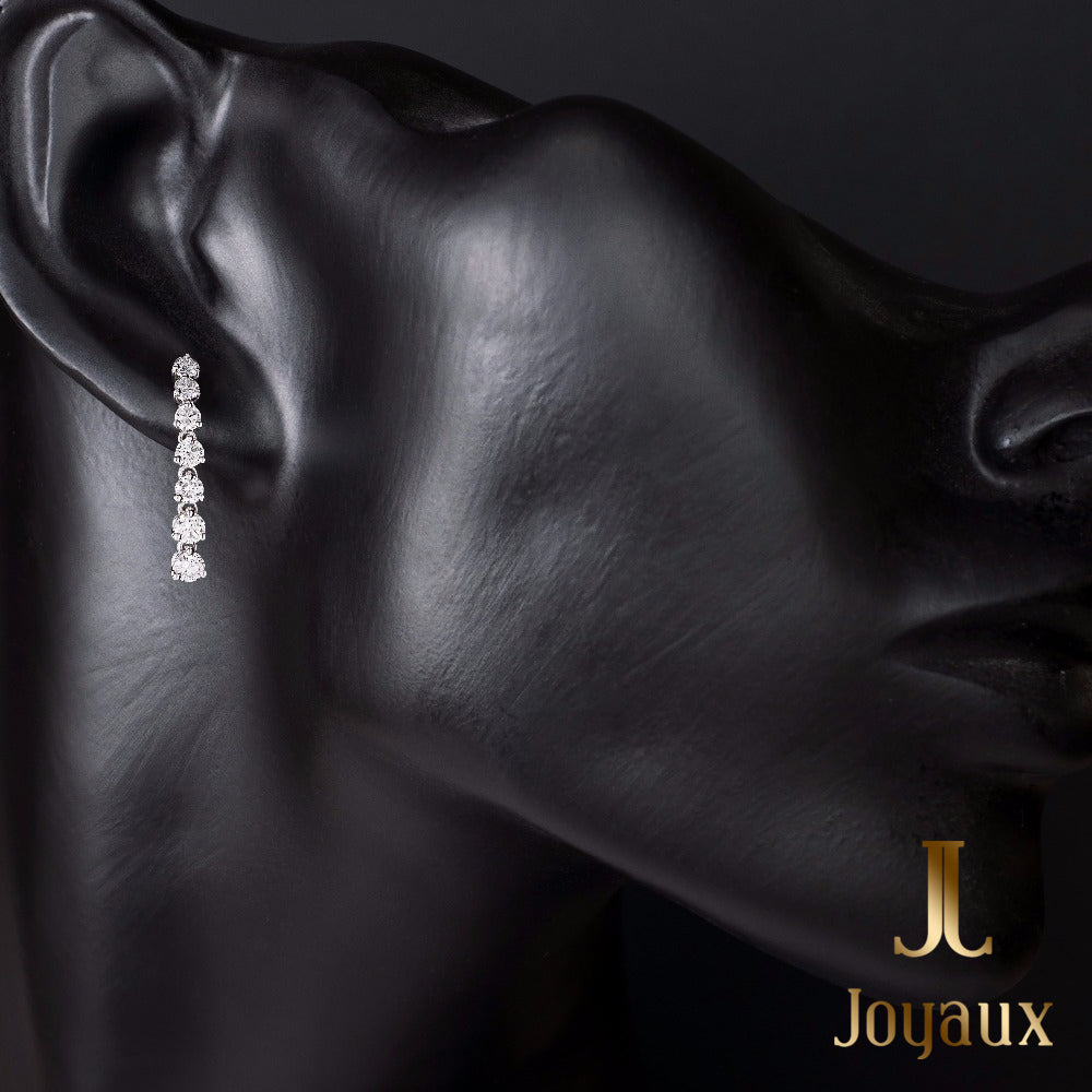 Graduated Diamond Drop Earrings 1.25 ct.tw.