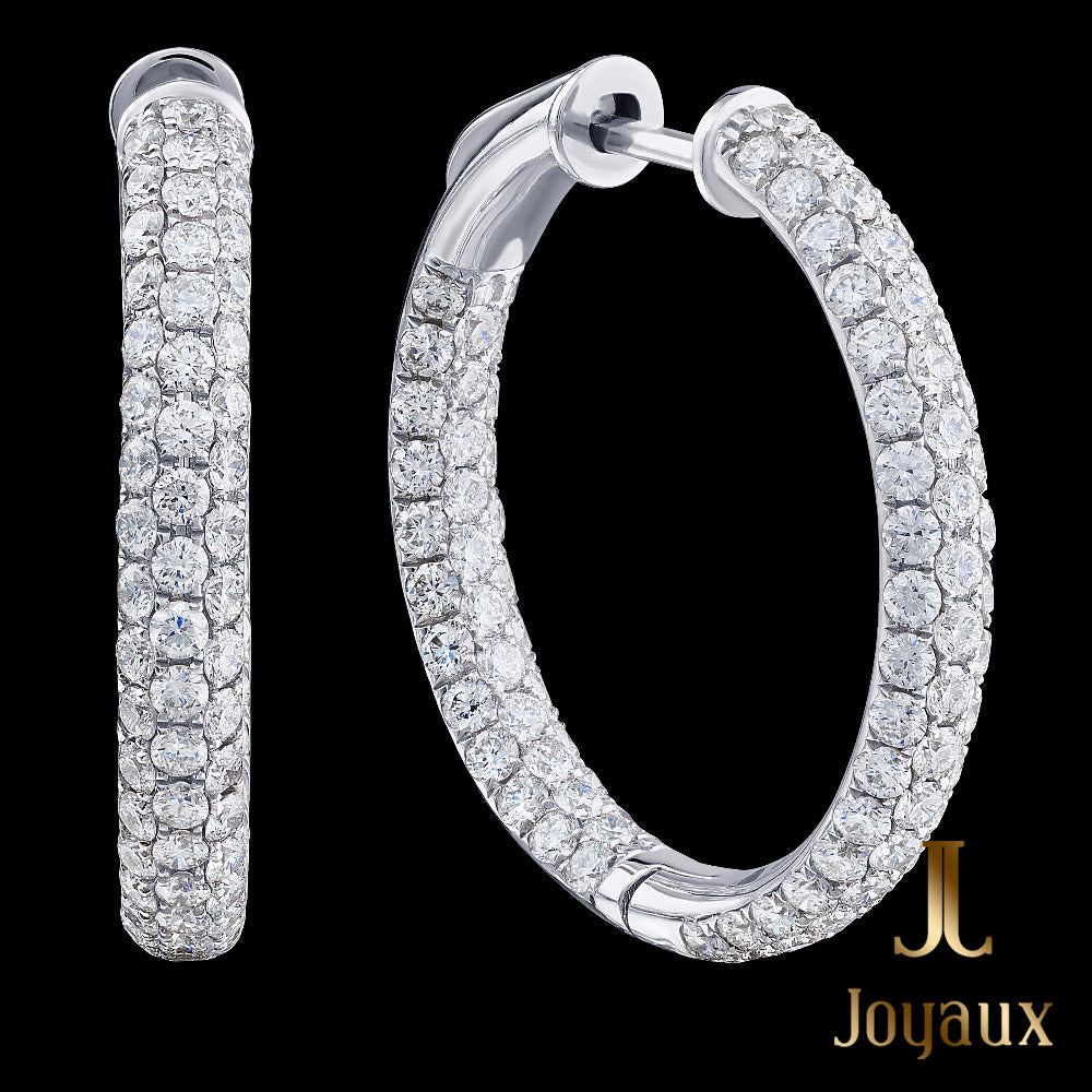 1,5 Karat Diamant-Creolen