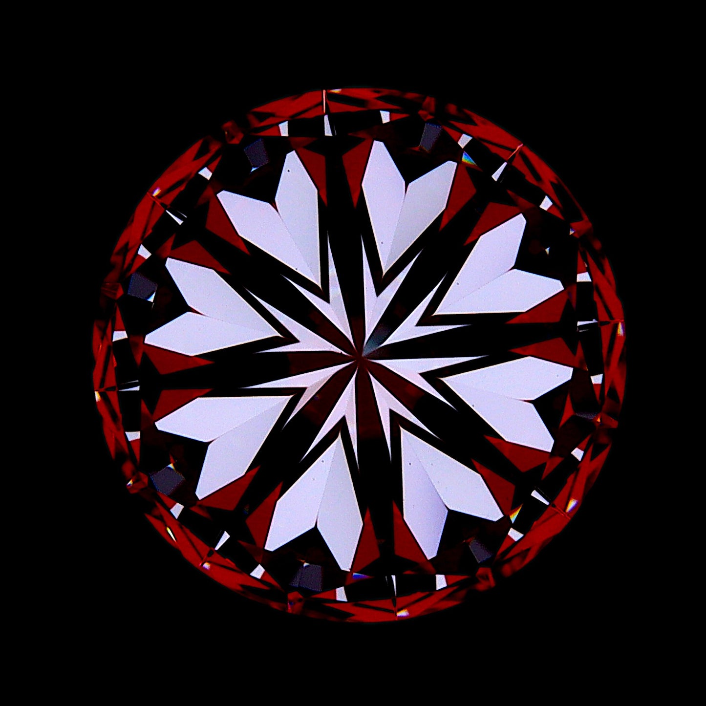 Exceptional 2.56-Carat Hearts & Arrows Diamond E-IF