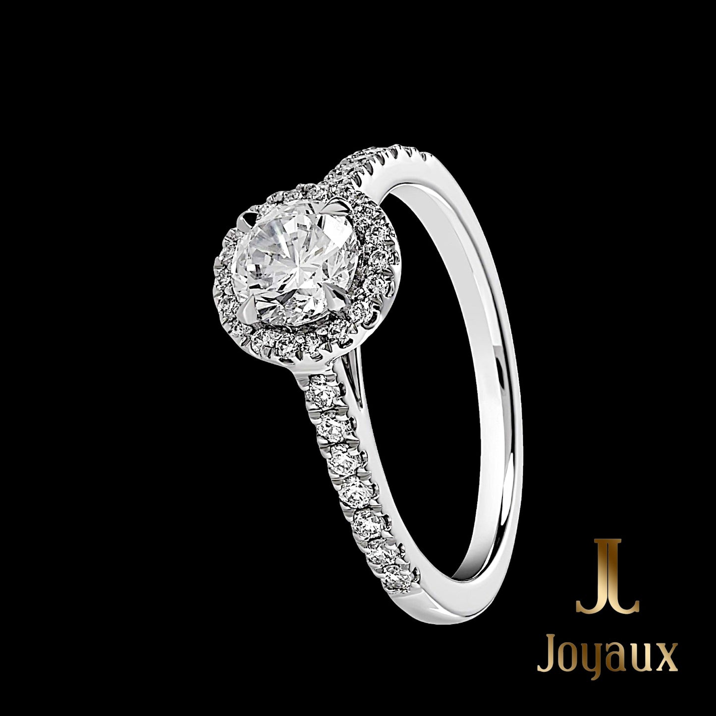 Halo Diamond Engagement Ring 1.5 ct.tw
