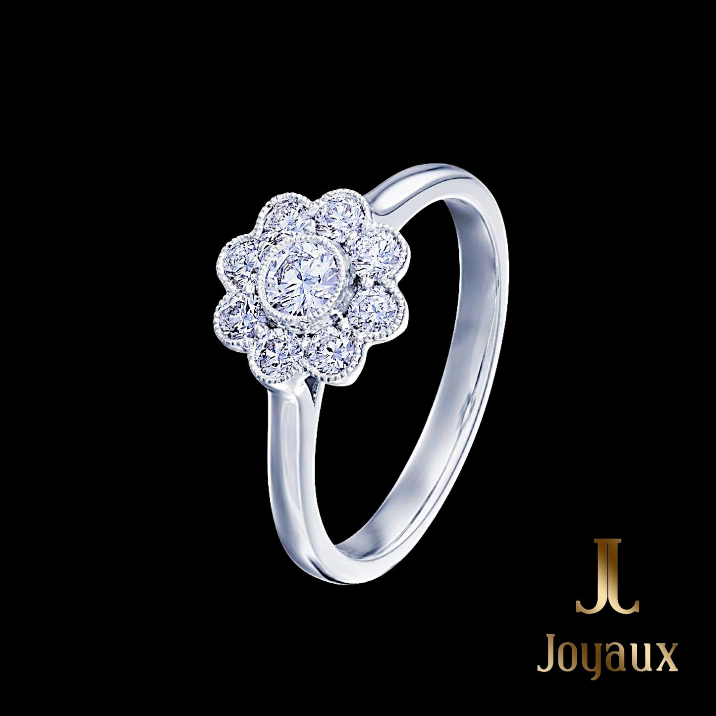 DAISY DIAMOND ENGAGEMENT RING 0.8 ct.tw.