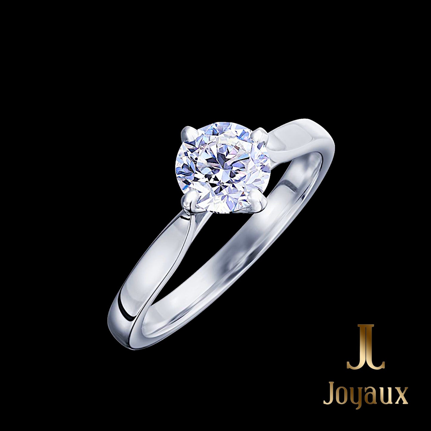1 carat Round Cut Diamond Solitaire Rings