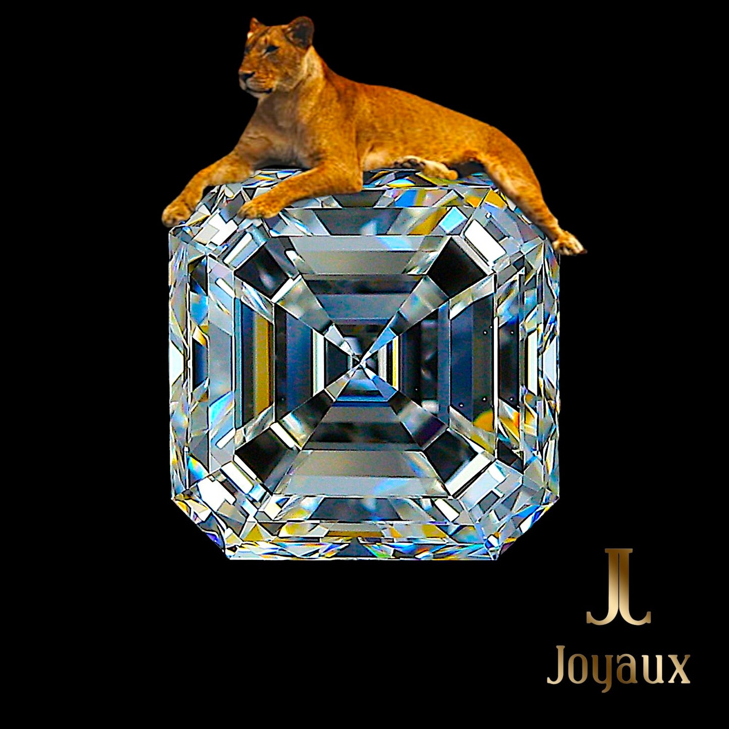 Diamant Impeccable Asscher D céleste de 1,18 carat | Joyaux™ Genève : Une Perfection Sans Limites