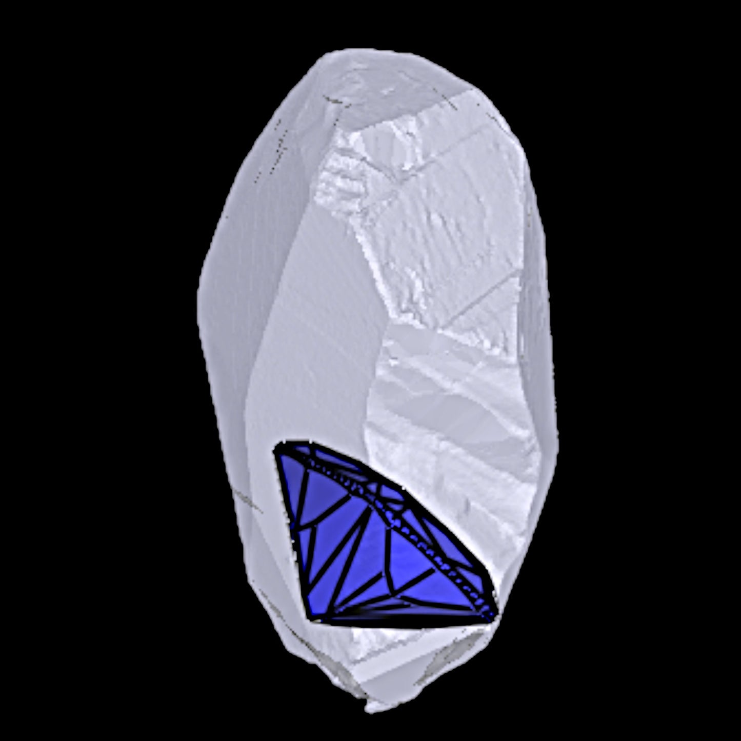Ethically sourced from the esteemed mines of Botswana and meticulously certified by the GIA, this diamond boasts a flawless D color and impeccable clarity, making it a true gem among gems.