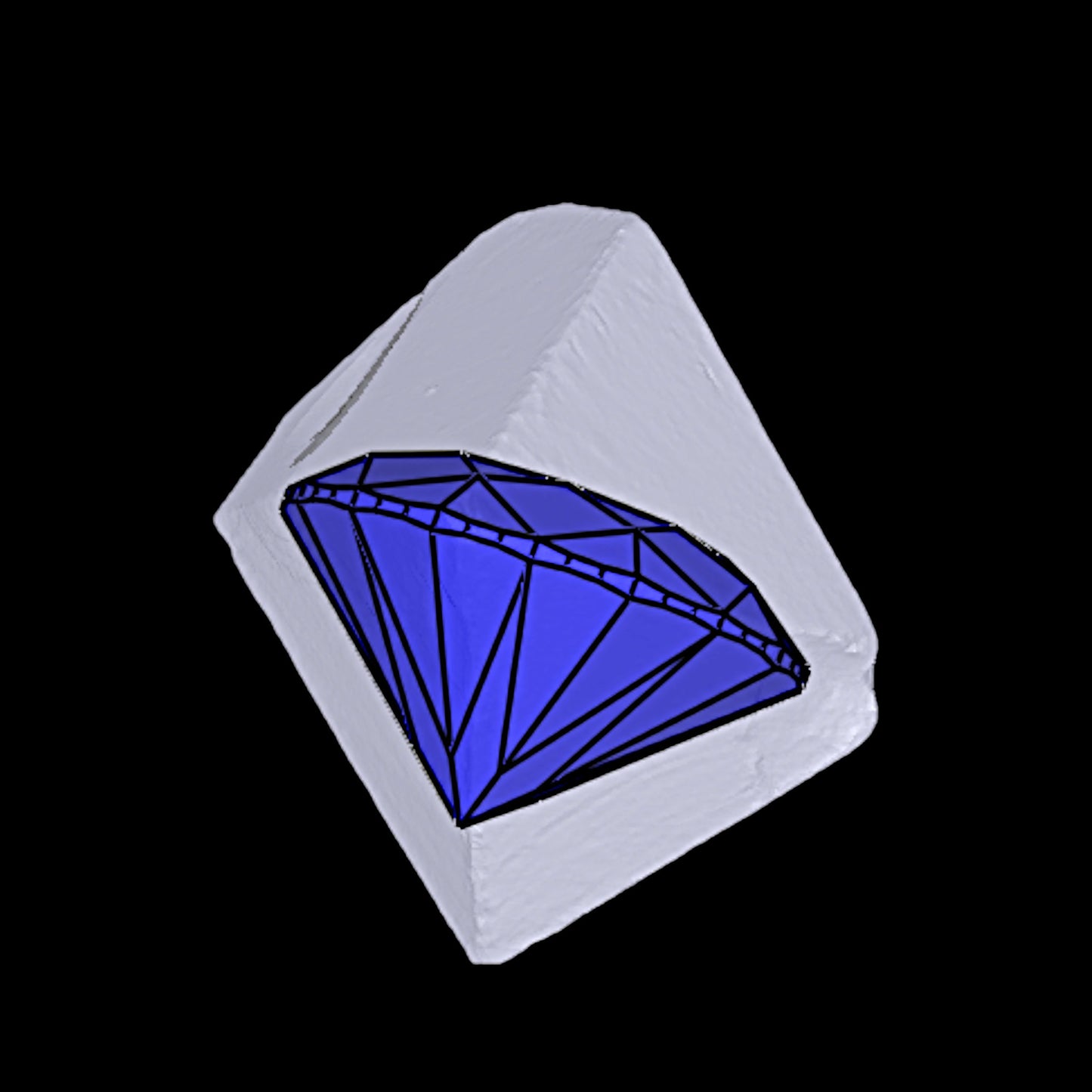 Magnifique diamant rond de 2,02 carats Blanc Immaculé D FL | Joyaux™ Genève : un Investissement intemporel dans la rareté