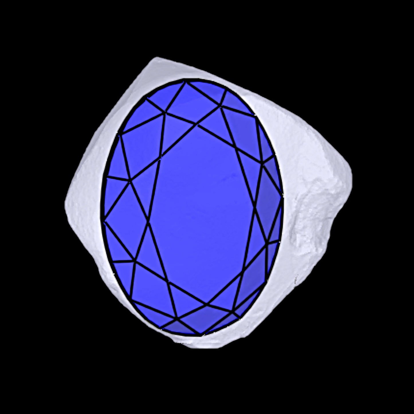 Exquis Diamant taille Ovale Signature Joyaux™ de 1,8 carat D FL – Un Chef-d'œuvre d'élégance