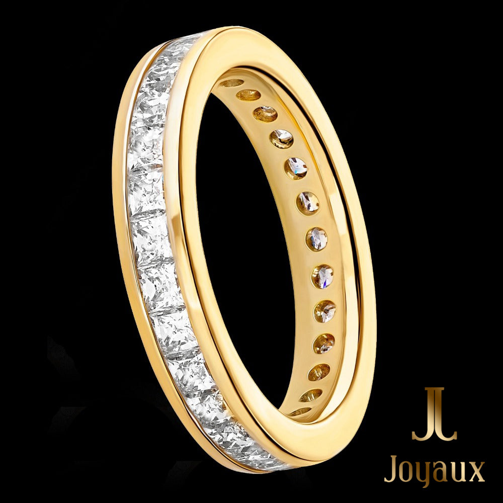2 ct.tw Princess-Cut Diamond Eternity Wedding Band
