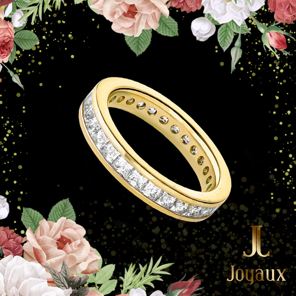 2 ct.tw Princess-Cut Diamond Eternity Wedding Band