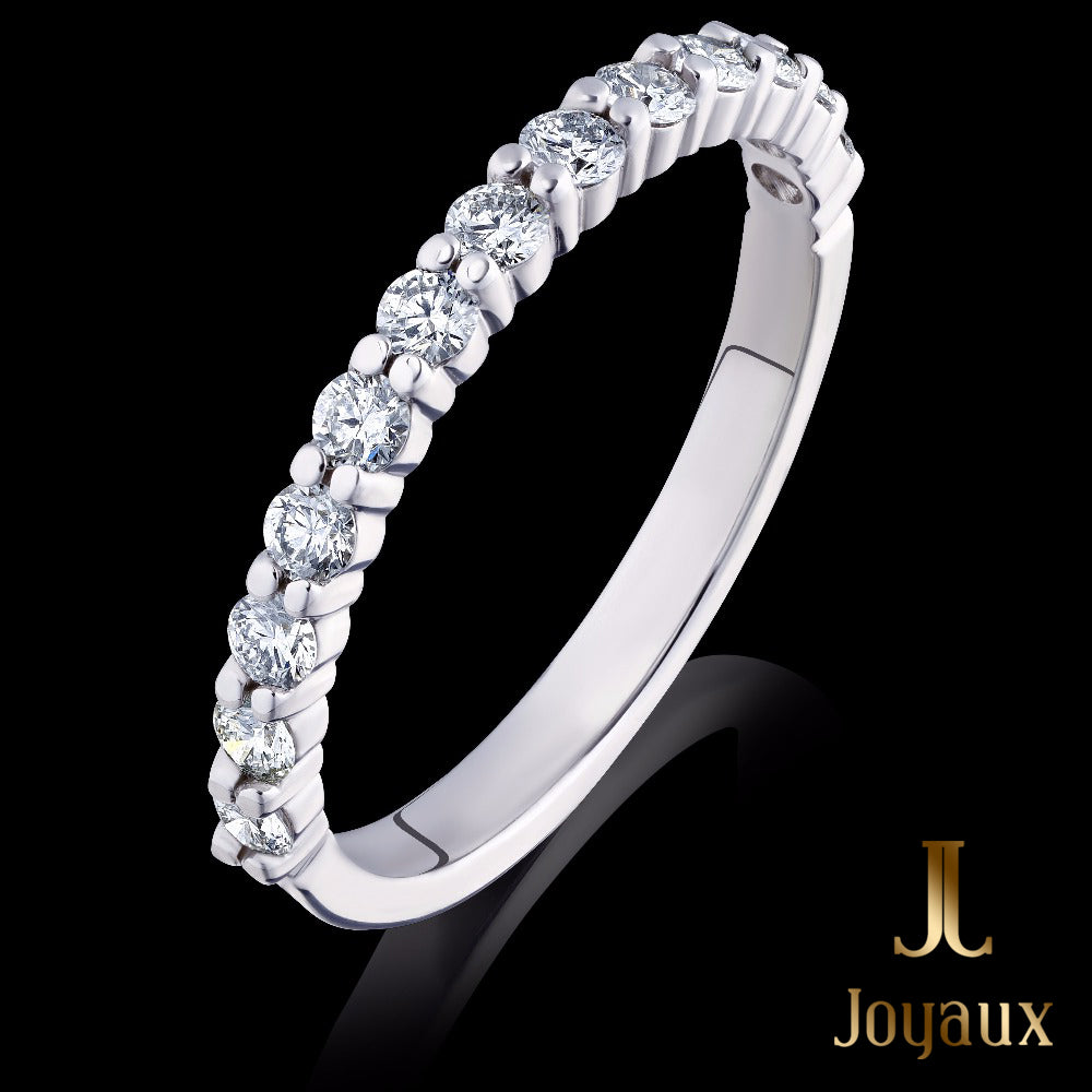 Demi-Alliance Eternity Diamond Ring 0.55 ct.tw.