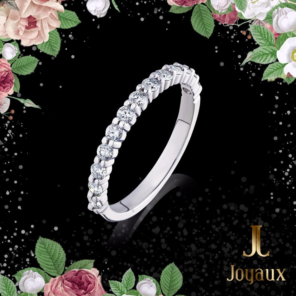 Demi-Alliance Eternity Diamond Ring 0.55 ct.tw.