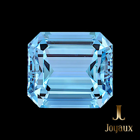 In the enchanting highlands of Pedra da Onça, where the spirit of discovery thrives, lies a gem of unparalleled beauty. The 86.13_Carat Aquamarine from Joyaux™ Genève is not merely a gemstone but a majestic tribute to the ocean's serenity. With dimensions of 27.50 x 15.10 x 17.50 mm, this rectangular octagon-cut marvel glimmers with a radiant blue hue, capturing the tranquil essence of pristine waters.