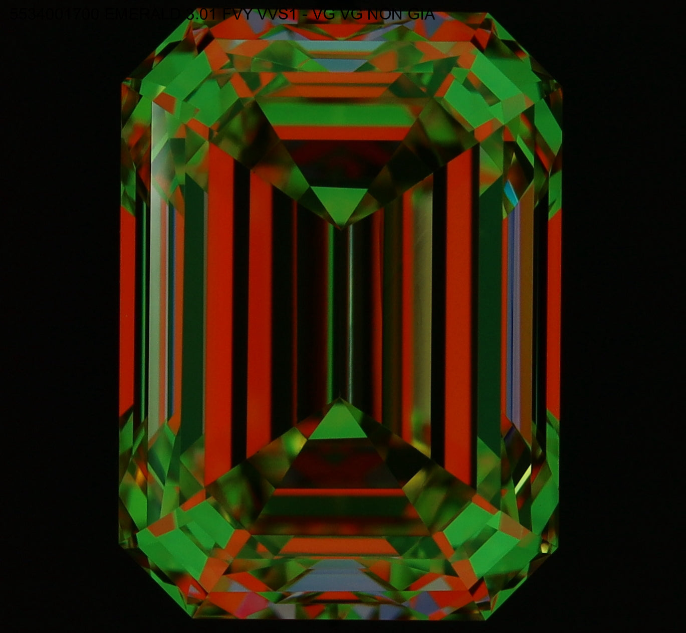 3.01-Carat Rare Fancy Vivid Yellow Diamond