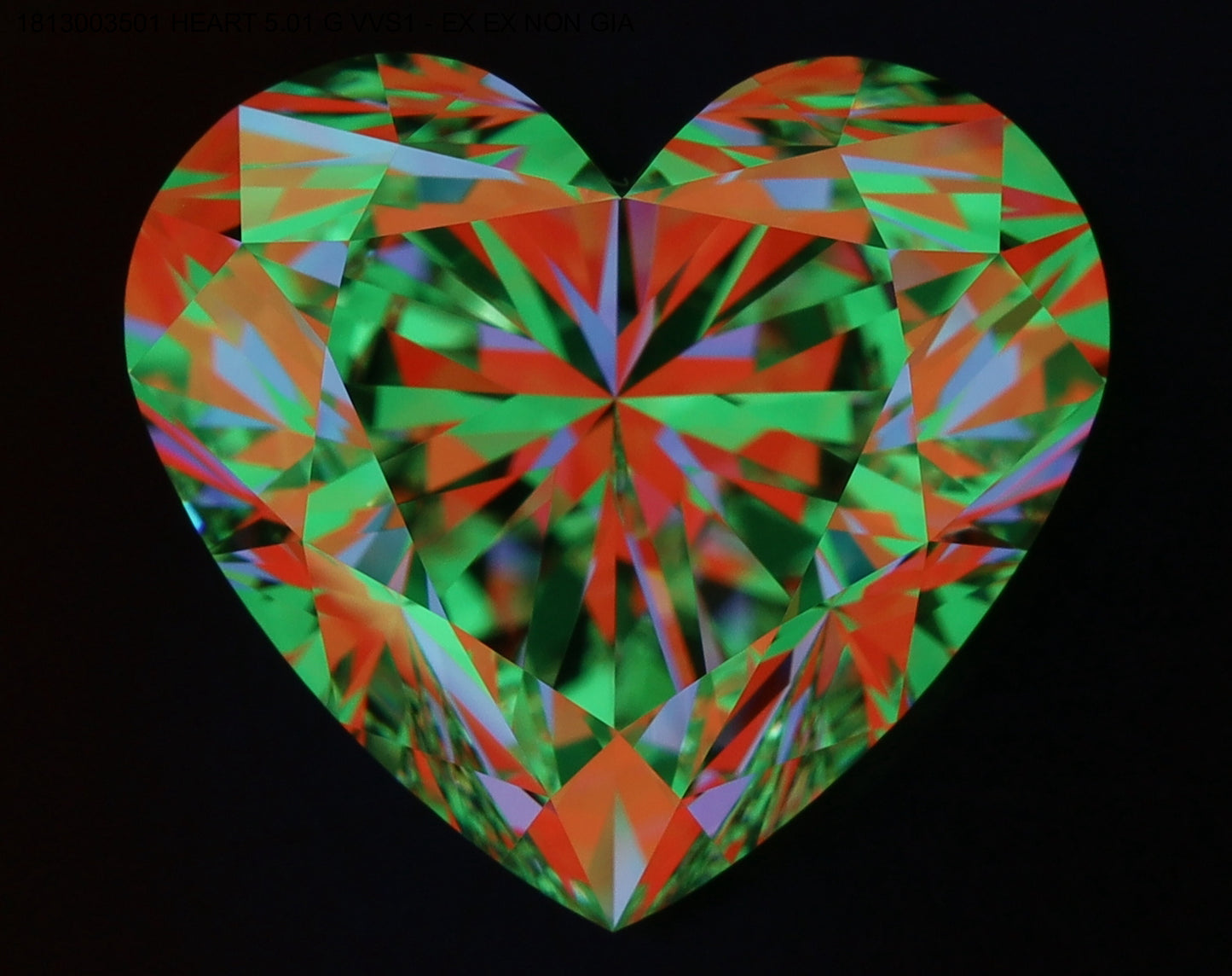 Captivating 5.01-Carat Heart G VVS1 Diamond – Flawless Romance and Investment
