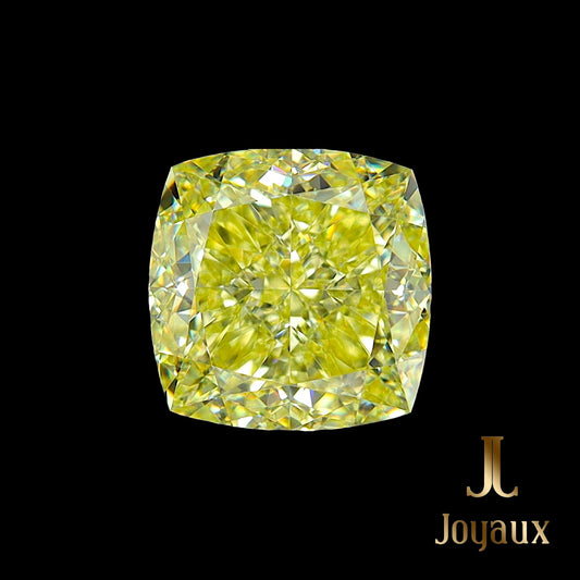 Discover the Radiant Splendor of a 3.53-Carat Fancy Intense Yellow Diamond