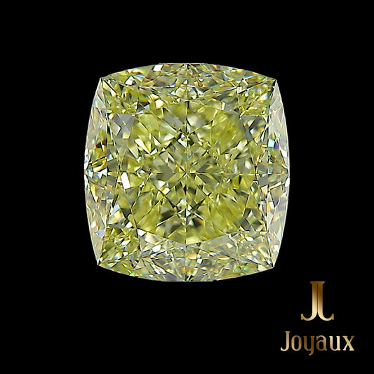 Diamant jaune intense fantaisie de 5,57 carats
