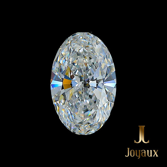 Perfect 1.29-Carat Oval D Flawless Diamond | Joyaux™ Geneva: Eternal Splendor