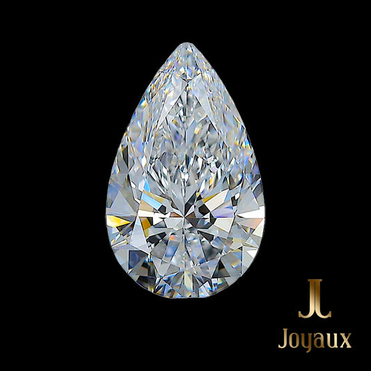Discover the pristine beauty of our 2.56-carat Joyaux™ Signature Pear-Cut Diamond, mined in Botswana and certified natural by GIA. This rare Type II gem is meticulously selected for its exceptional purity and timeless beauty, offering unparalleled investment opportunities in Geneva from the finest global sources.