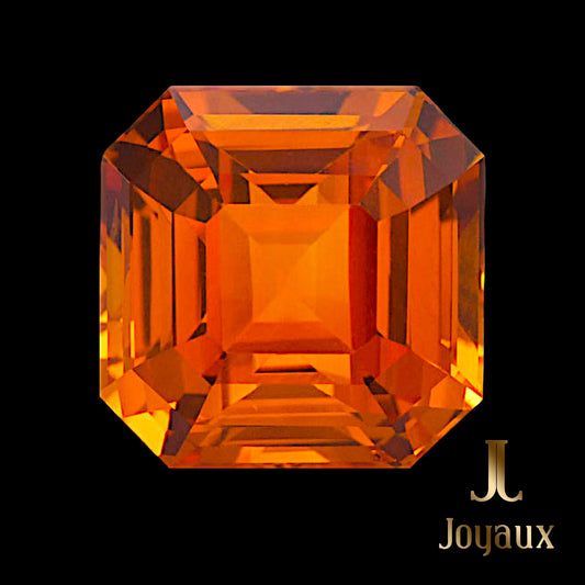 Radiant 8.01-Carat Orange Sapphire: A Symphony of Vivid Color and Lasting Splendor