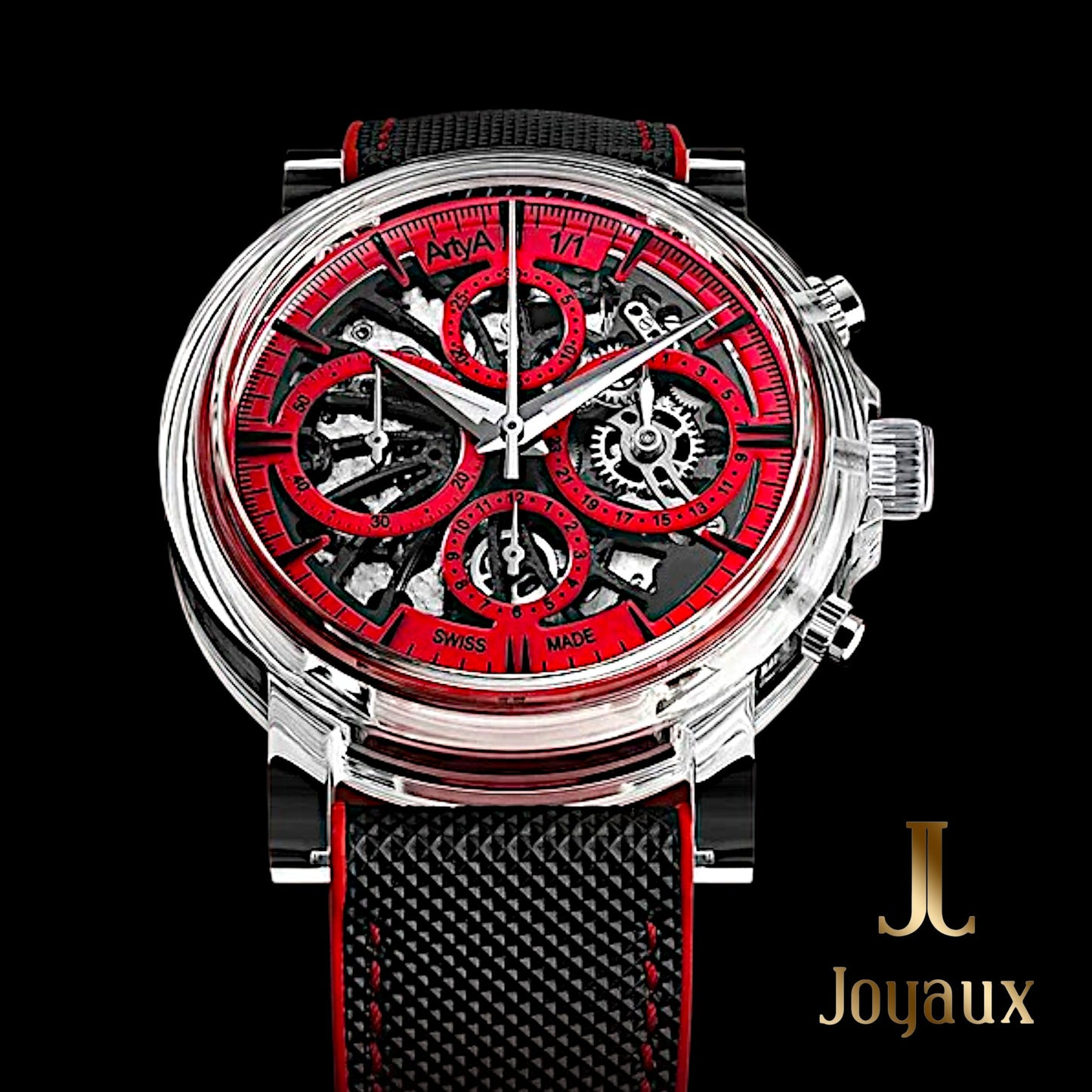 Red Chrono Sapphire – A Bold Hearted Masterpiece of Swiss 🇨🇭 Precision for Adventurers