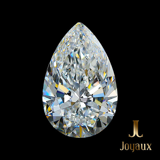 Experience the Exquisite 5.01 Carat Pear Brilliant Diamond - The Ultimate in Rarity and Elegance
