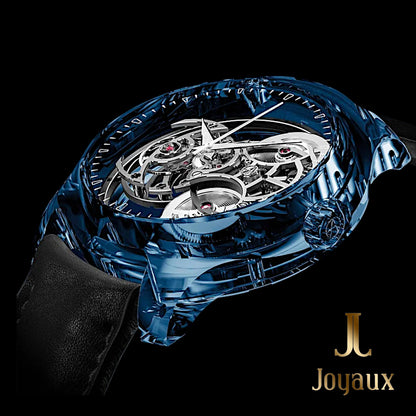 Hand-Made Swiss 🇨🇭 Watch - Purity ‘Stairway To Heaven’ Wavy HMS Deep Blue