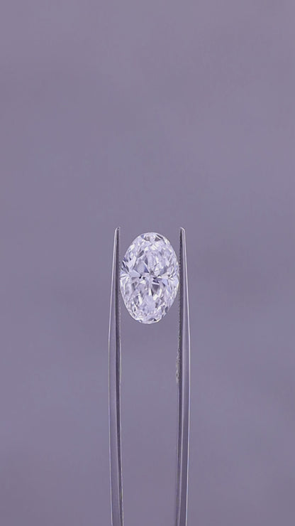 5.02 Carat Oval D Flawless Type IIa Diamond - The Pinnacle of Rarity and Elegance