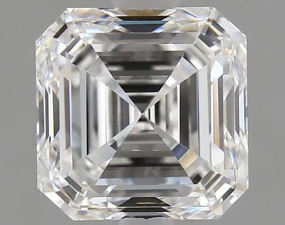 Rose Gold Square Emerald Cut Diamond Solitaire Ring 2.00 ct.tw