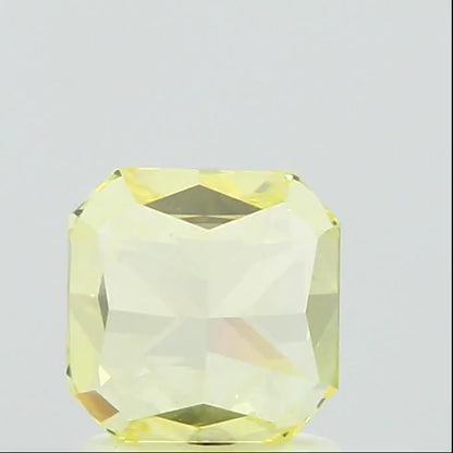 Fancy Yellow Radiant Shape and Baguette Diamond Ring