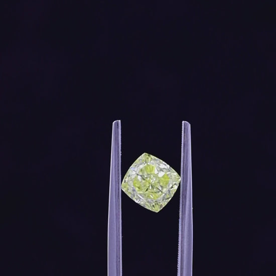 Discover the Majestic Beauty of a 3.01-Carat Fancy Intense Yellow Diamond